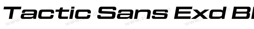 Tactic Sans Exd Bld字体转换